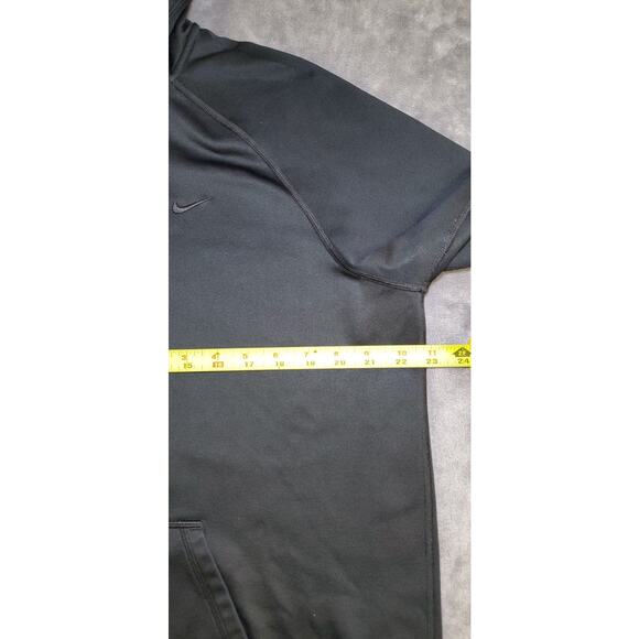 Nike Therma Fit Size XL Full Zip Hoodie Black Women's Gym Hiking Running C19-19 - Picture 3 of 9